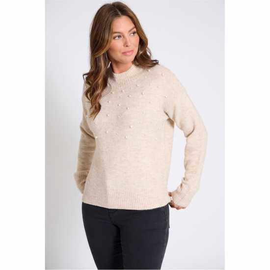 Дамски пуловери и жилетки Be You Jumper Крем Be You Jumper Крем Дамски пуловери и жилетки