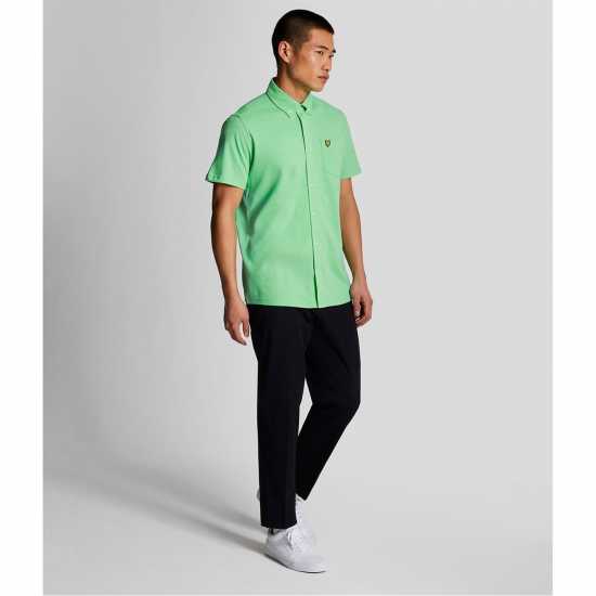 Lyle And Scott Short Sleeve Pique Shirt  