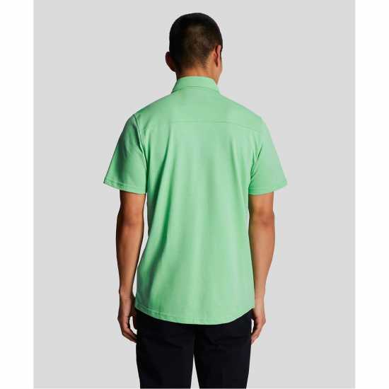 Lyle And Scott Short Sleeve Pique Shirt  