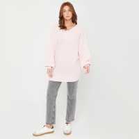 Be You You V Slouch Jmp Ld51 Розово Дамски пуловери и жилетки