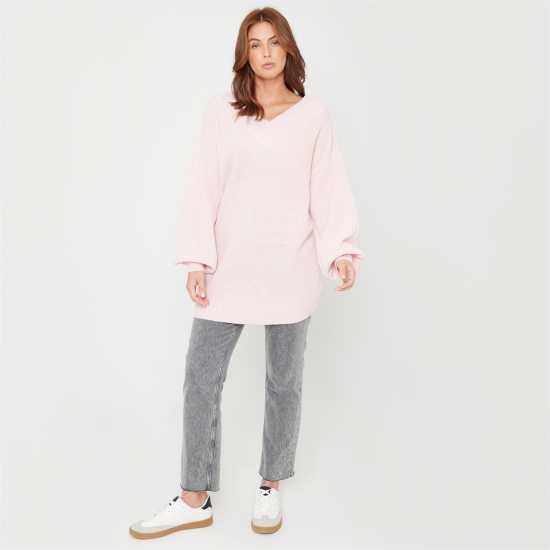 Дамски пуловери и жилетки Be You You V Slouch Jmp Ld51 Розово Be You You V Slouch Jmp Ld51 Розово Дамски пуловери и жилетки