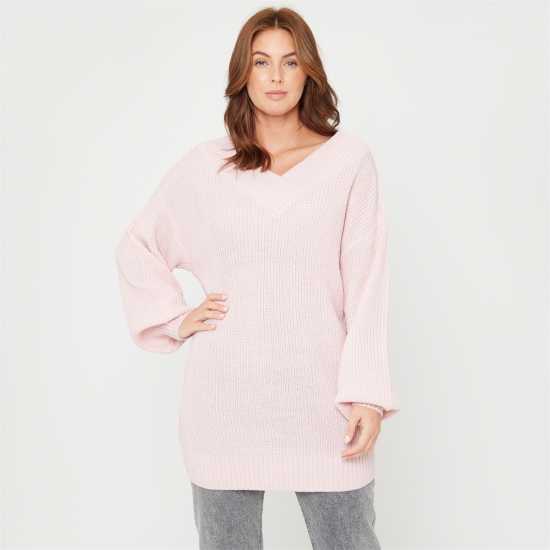Дамски пуловери и жилетки Be You You V Slouch Jmp Ld51 Розово Be You You V Slouch Jmp Ld51 Розово Дамски пуловери и жилетки