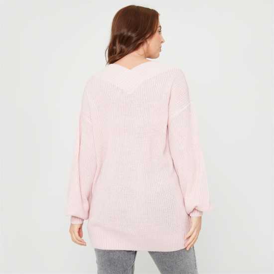 Дамски пуловери и жилетки Be You You V Slouch Jmp Ld51 Розово Be You You V Slouch Jmp Ld51 Розово Дамски пуловери и жилетки