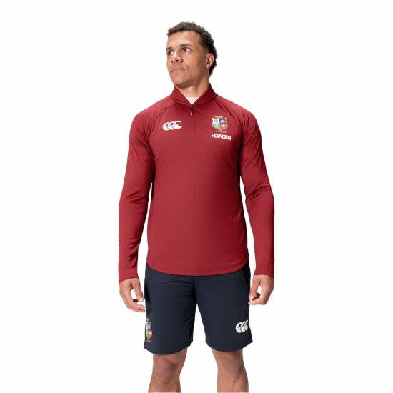 Canterbury British And Irish Lions 2025 Everest First Layer Top Adults  Мъжки горнища с цип