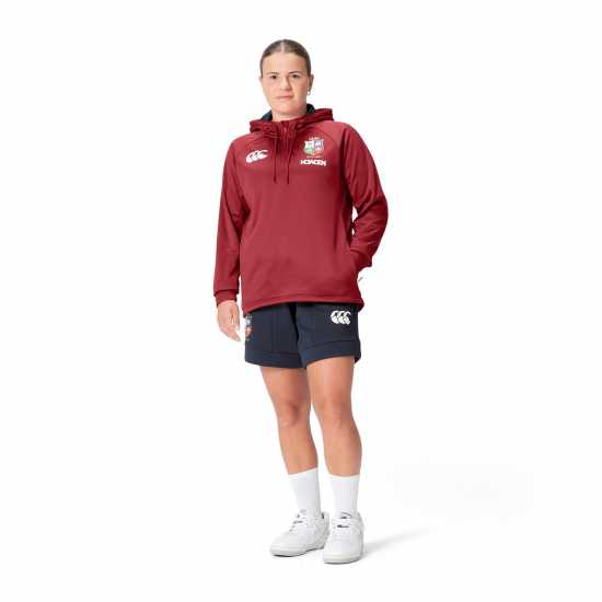 British And Irish Lions 2024 Quarter Zip Hoodie Womens  