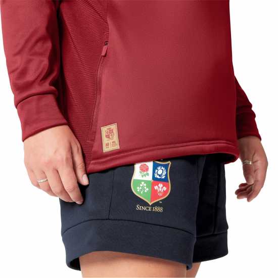 British And Irish Lions 2024 Quarter Zip Hoodie Womens  