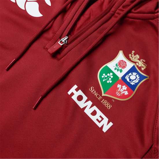 British And Irish Lions 2024 Quarter Zip Hoodie Womens  