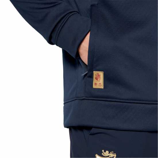 British And Irish Lions 2024 Quarter Zip Fleece Adults Тъмно сапфир 
