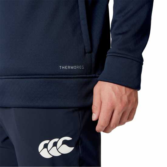 British And Irish Lions 2024 Quarter Zip Fleece Adults Тъмно сапфир 