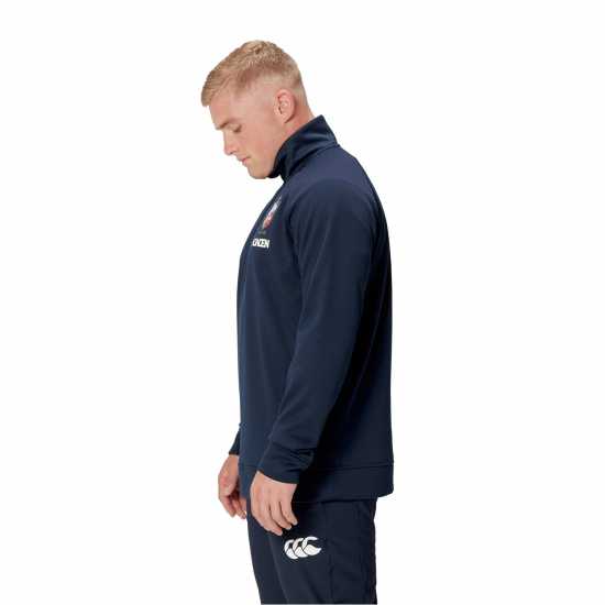 British And Irish Lions 2024 Quarter Zip Fleece Adults Тъмно сапфир 