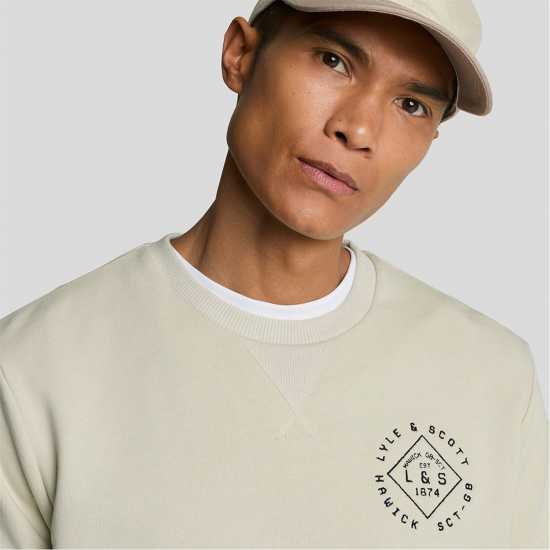Lyle And Scott Stamp Crewneck Sweatshirt  