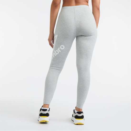 Umbro Logo Leggings Сив меланж/Бял Umbro Logo Leggings Сив меланж/Бял