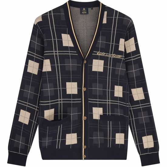 Lyle And Scott Плетена Жилетка Men's Grid Cardigan  