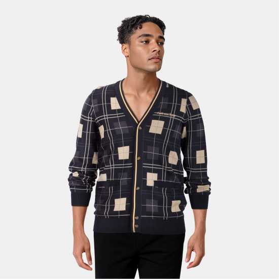 Lyle And Scott Плетена Жилетка Men's Grid Cardigan  