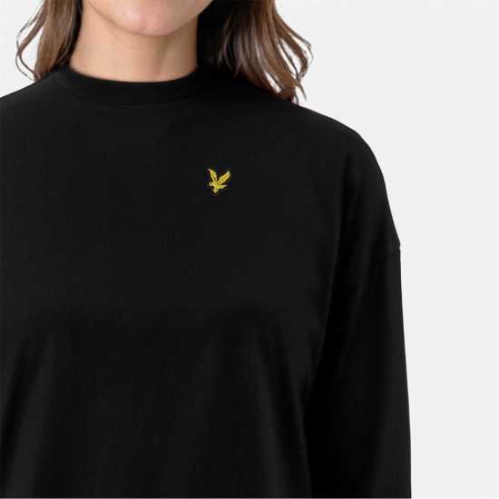 Lyle And Scott Women's Hoodie Dress Център черен 