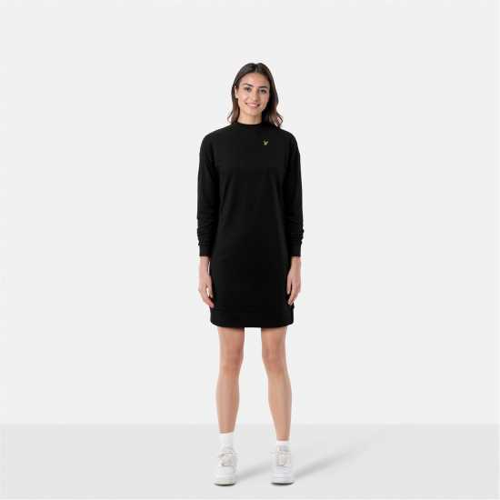 Lyle And Scott Women's Hoodie Dress Център черен 