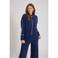 Блуза С Обло Деколте Trimmed Rib Crew Neck Jumper  