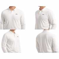 Slazenger Тениска Men's Long Sleeve Polo Neck Cricket Shirt  