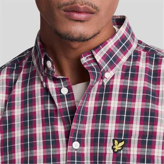 Lyle And Scott Washed Check Poplin Shirt  
