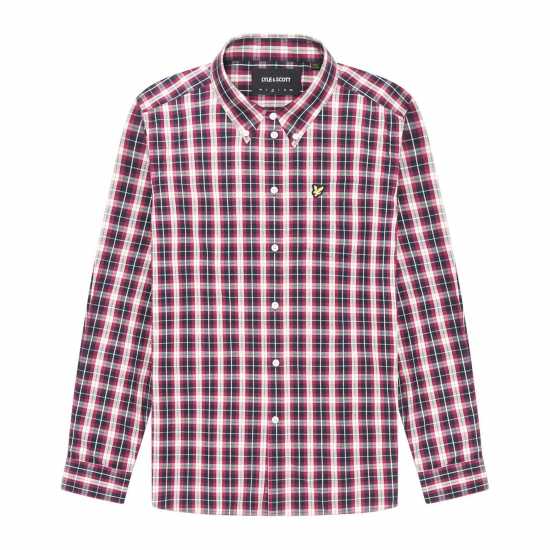 Lyle And Scott Washed Check Poplin Shirt  