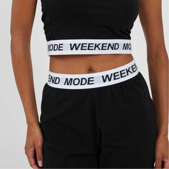 Brave Soul Womens Weekend Mode Lounge Sets Black 
