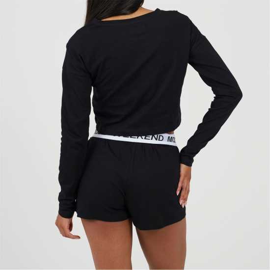 Brave Soul Womens Weekend Mode Lounge Sets Black 