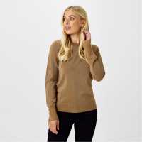 Biba Shimmer Jumper Злато Дамски пуловери и жилетки