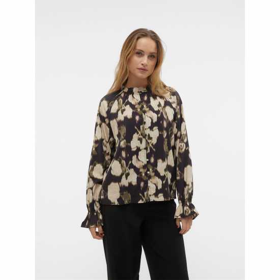 Дамски ризи и тениски Vero Moda Frill Shirt Vero Moda Frill Shirt Дамски ризи и тениски