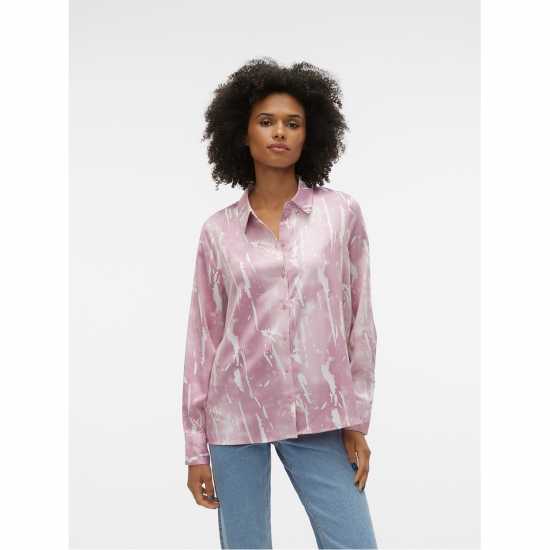 Vero Moda Long Sleeve Patterned Shirt  Дамски ризи и тениски