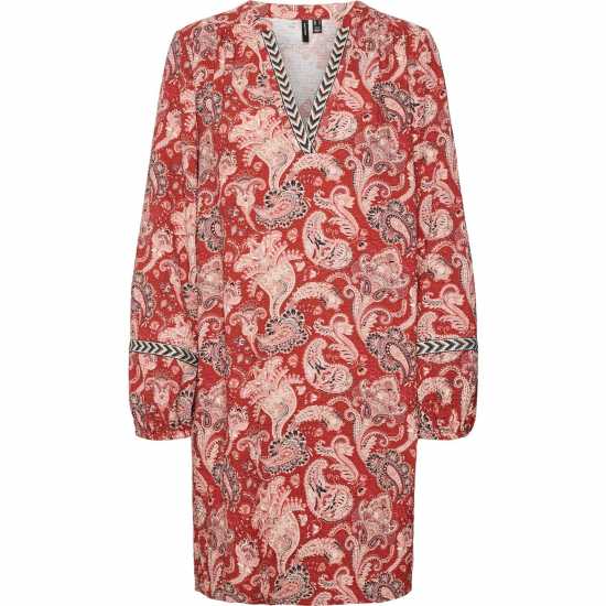 Дамски поли и рокли Vero Moda Long Sleeve Swing Dress Vero Moda Long Sleeve Swing Dress Дамски поли и рокли