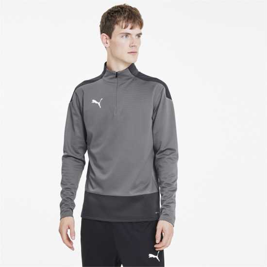 Мъжки полар Puma Полар Мъже Teamgoal 23 Training Quarter Zip Top Fleece Mens Сиво/Асфалт Puma Полар Мъже Teamgoal 23 Training Quarter Zip Top Fleece Mens Сиво/Асфалт Мъжки полар