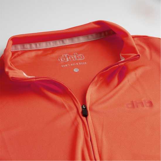 Dhb Moda Womens Short Sleeve Jersey 2.0 Горещ Корал Dhb Moda Womens Short Sleeve Jersey 2.0 Горещ Корал