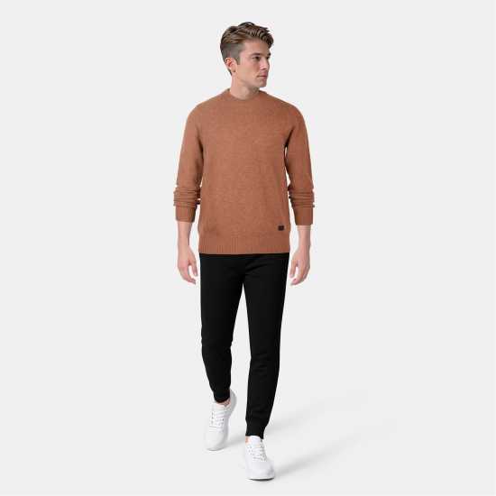 Lyle And Scott Блуза С Обло Деколте Men's Crew Neck Jumper Дълбоко русо Lyle And Scott Блуза С Обло Деколте Men's Crew Neck Jumper Дълбоко русо