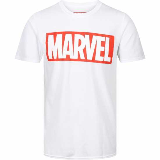 Marvel Adults Graphic Regular Fit T-Shirt Faded Logo 