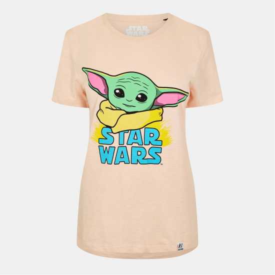 Star Wars Regular Fit T-Shirt Детски розово Star Wars Regular Fit T-Shirt Детски розово