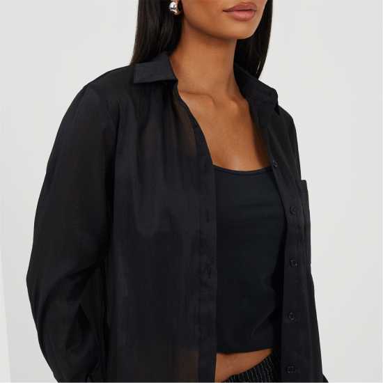 Brave Soul Ls Shirt Ld99 Black 