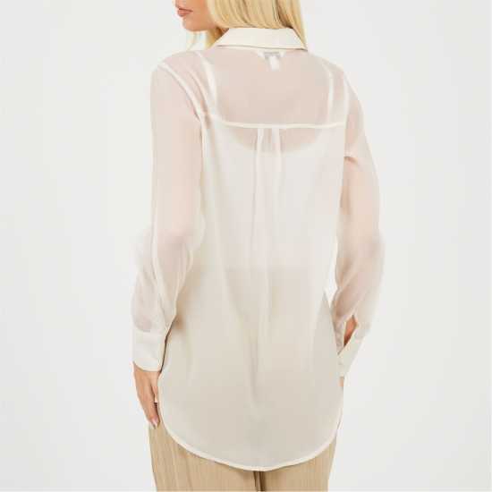 Brave Soul Ls Shirt Ld99 Cream 