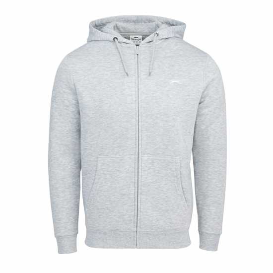 Slazenger Sherpa Ziphd Сив марл Мъжки полар