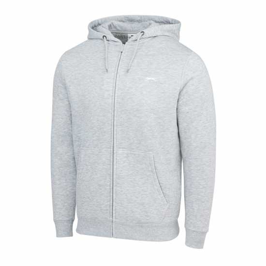 Slazenger Sherpa Ziphd Сив марл Мъжки полар