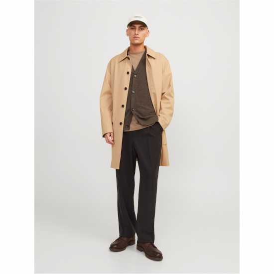 Плетена Жилетка Jack And Jones Knitted Cardigan Mens Ява Мъжки пуловери и жилетки