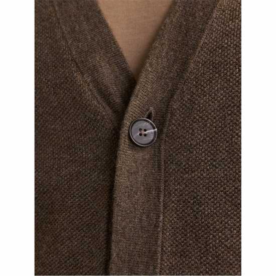 Плетена Жилетка Jack And Jones Knitted Cardigan Mens Ява Мъжки пуловери и жилетки
