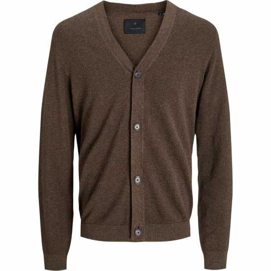 Плетена Жилетка Jack And Jones Knitted Cardigan Mens Ява Мъжки пуловери и жилетки