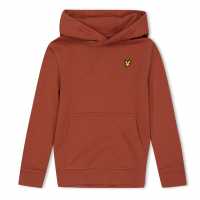 Lyle And Scott Lyle Pullover Hoodie In99 Brick 