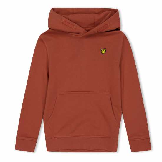 Lyle And Scott Lyle Pullover Hoodie In99 Brick 