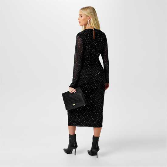 Дамски поли и рокли Biba Sequin Mesh Dress Biba Sequin Mesh Dress Дамски поли и рокли