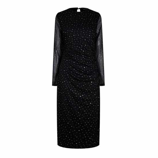 Дамски поли и рокли Biba Sequin Mesh Dress Biba Sequin Mesh Dress Дамски поли и рокли