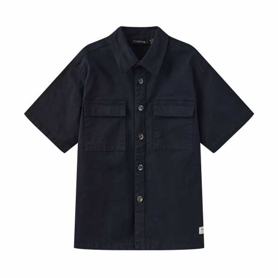Firetrap Ss Shirts Junior Морска синьо Детски ризи