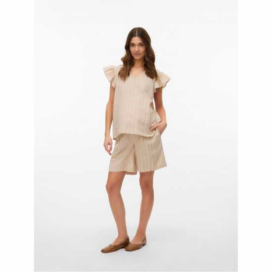 Дънкови Къси Панталони Women's Mama Denim Shorts Дънкови Къси Панталони Women's Mama Denim Shorts