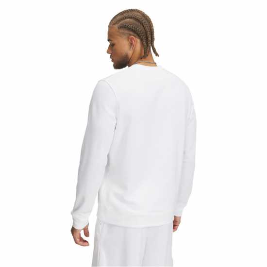 Under Armour Men's Rival Terry 1/4 Zip Fleece White 