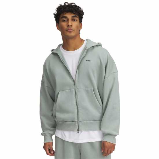 Under Armour Men's 1/4 Zip Fleece Зелено Under Armour Men's 1/4 Zip Fleece Зелено